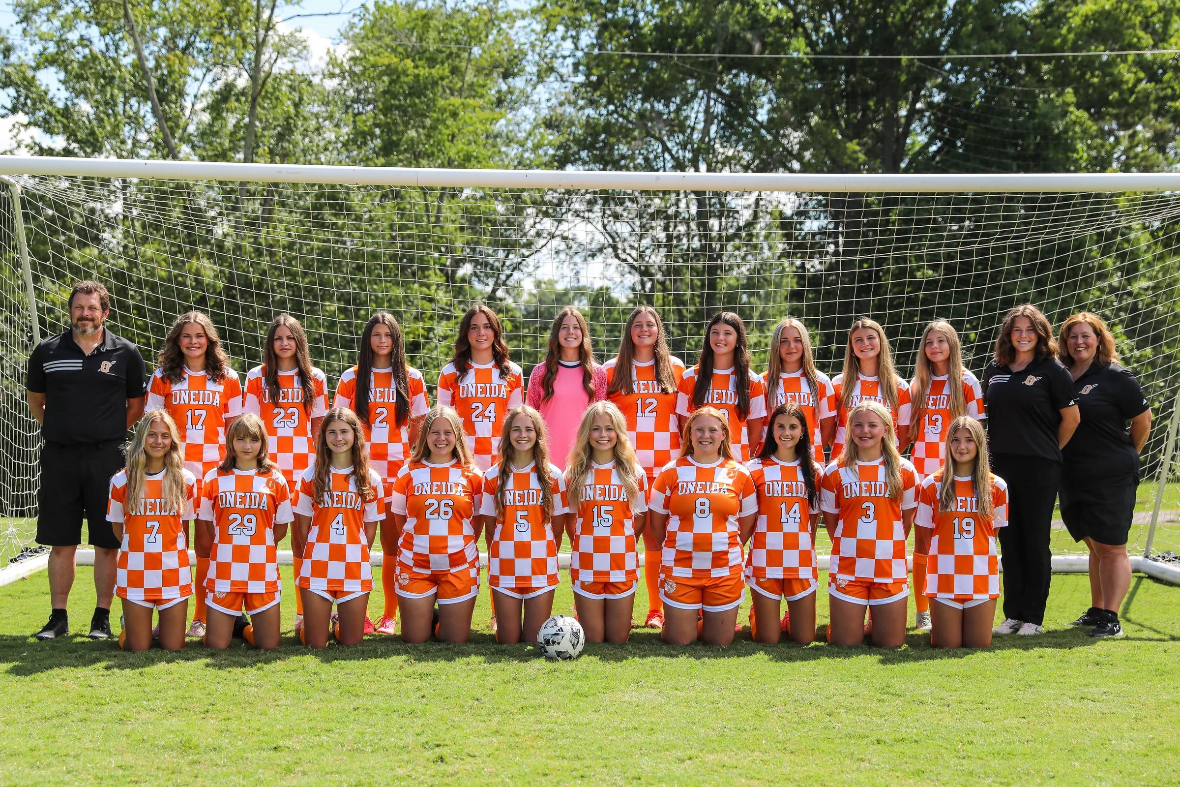 Varsity Girls Soccer team photo