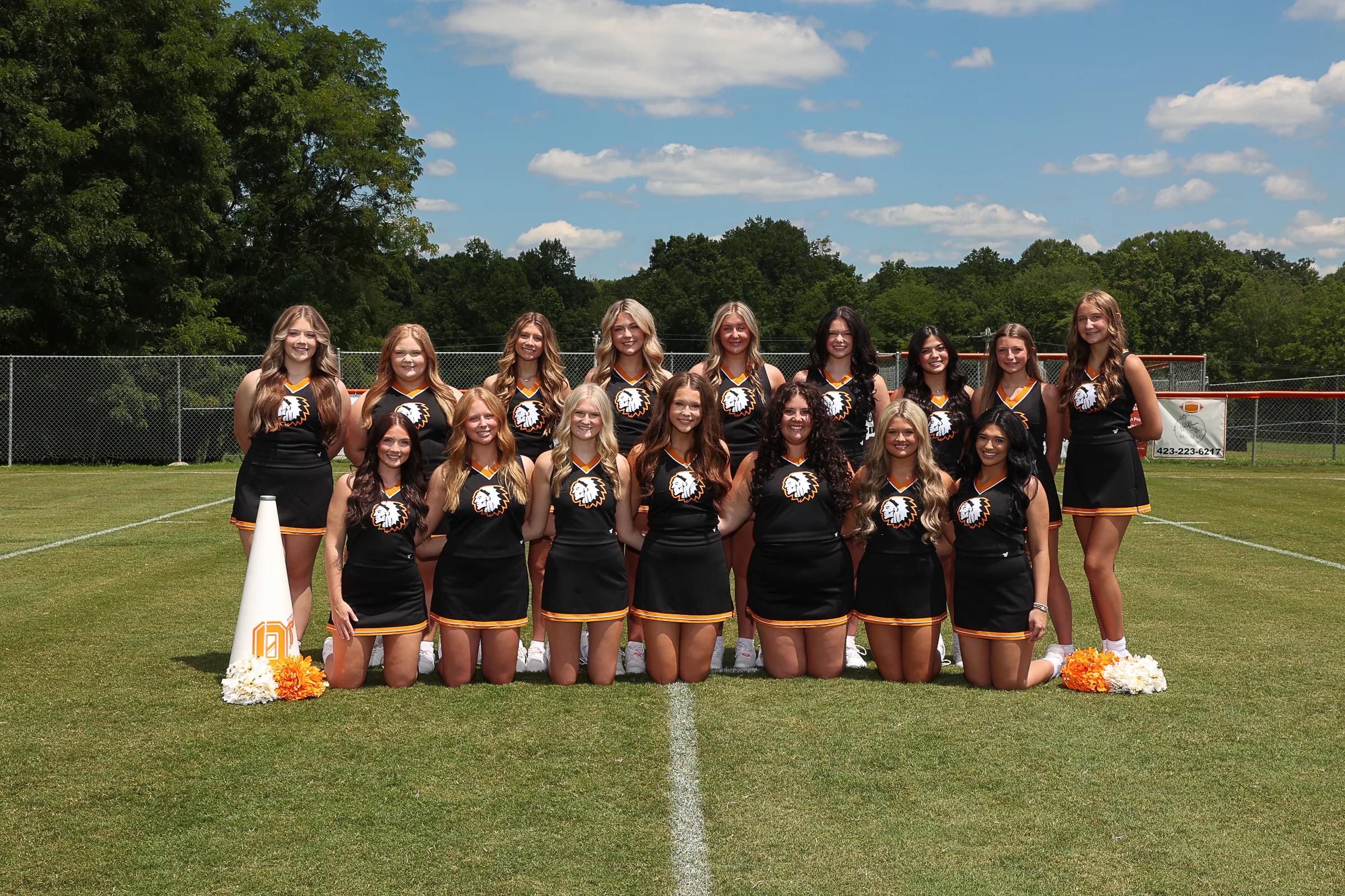 Varsity Cheer team photo